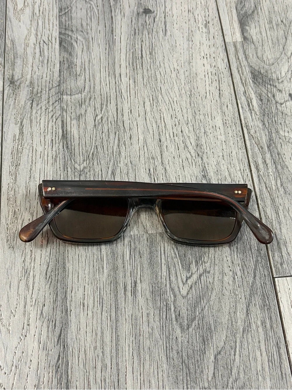 Tart Optical OTE Tortoiseshell Square Frame Sunglasses 1950 Vintage USA